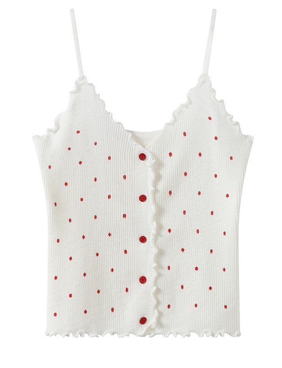Share Sheer Knit Cardigan & Camisole Tank Top Set Separates 2-Piece Ribbed Cover Up S su-541600 (0)
