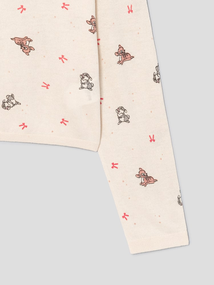 Disney Bambi Graphic Cardigan – Ivory – product view 10