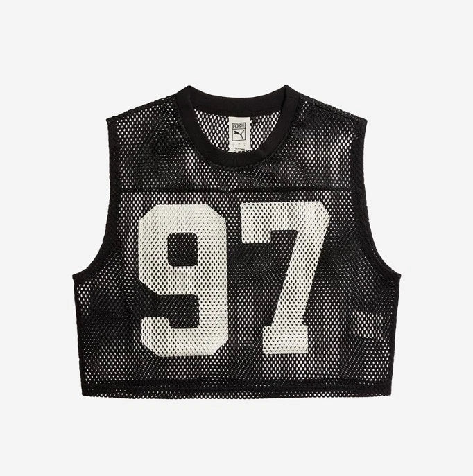 PUMA x ROSÉ Sleeveless Mesh Crop Top — image 4