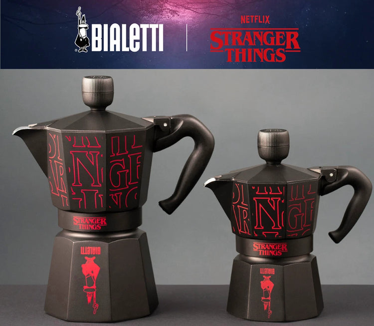 Bialetti x Stranger Things Musical Moka Express — 3 or 6 Cup — image 1