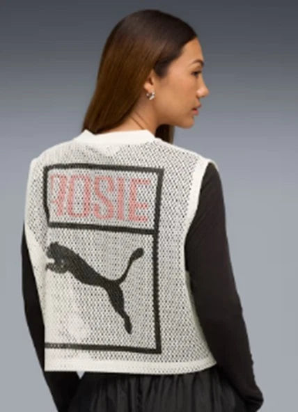 PUMA x ROSÉ Sleeveless Mesh Crop Top — image 15