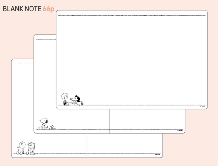 [Peanuts] Peanuts Snoopy Soft Furry Diary + Cover Set – 2026 Planner, Brand New