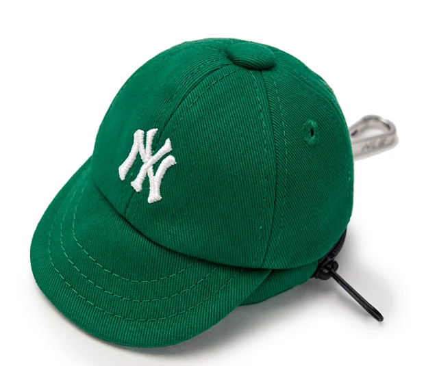 MLB Korea Mini Baseball Cap Pouch Keyring Bag Charm – Multiple Teams & Colors