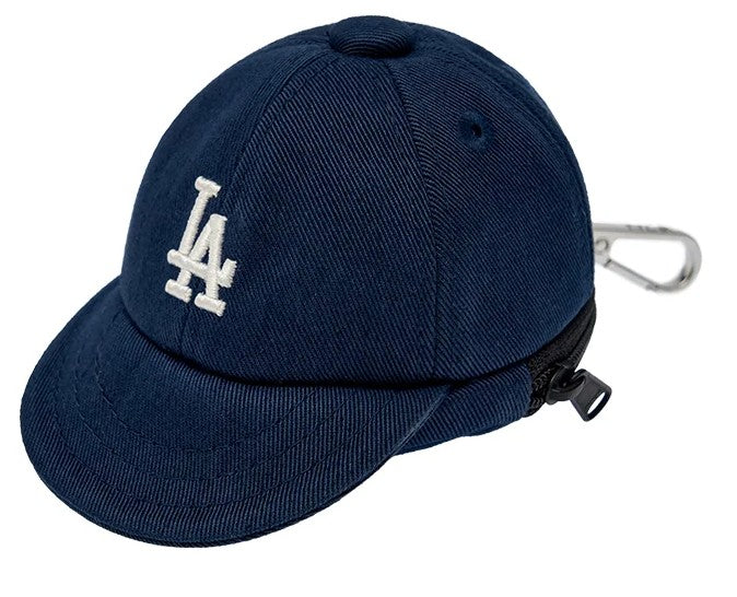 MLB Korea Mini Baseball Cap Pouch Keyring Bag Charm – Multiple Teams & Colors