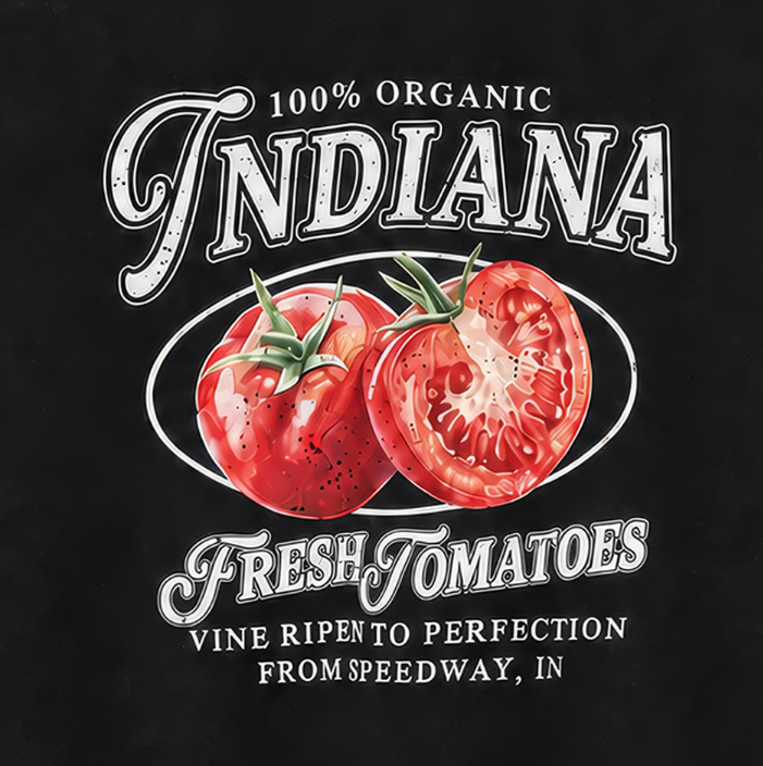Tomato Graphic Sweatshirt – Black