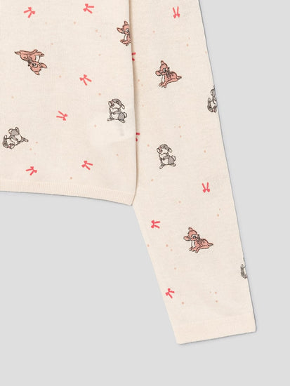 Disney Bambi Graphic Cardigan – Ivory – product view 10