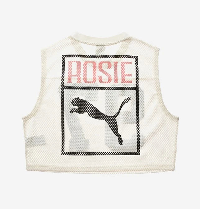 PUMA x ROSÉ Sleeveless Mesh Crop Top — image 12