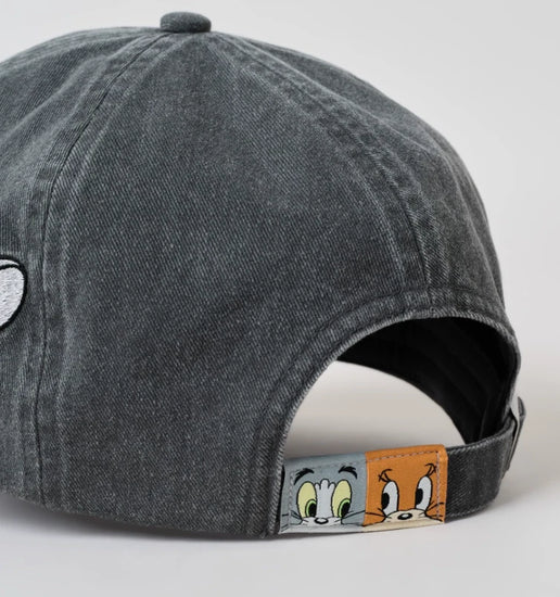 Tom & Jerry Washed Embroidered Adjustable Cap — image 4